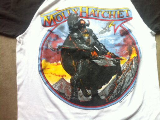 SOLD! Vintage Molly Hatchet 1984 tshirt tee t shirt medium old band ts - Image 3