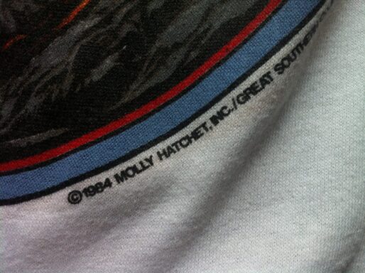 SOLD! Vintage Molly Hatchet 1984 tshirt tee t shirt medium old band ts - Image 4